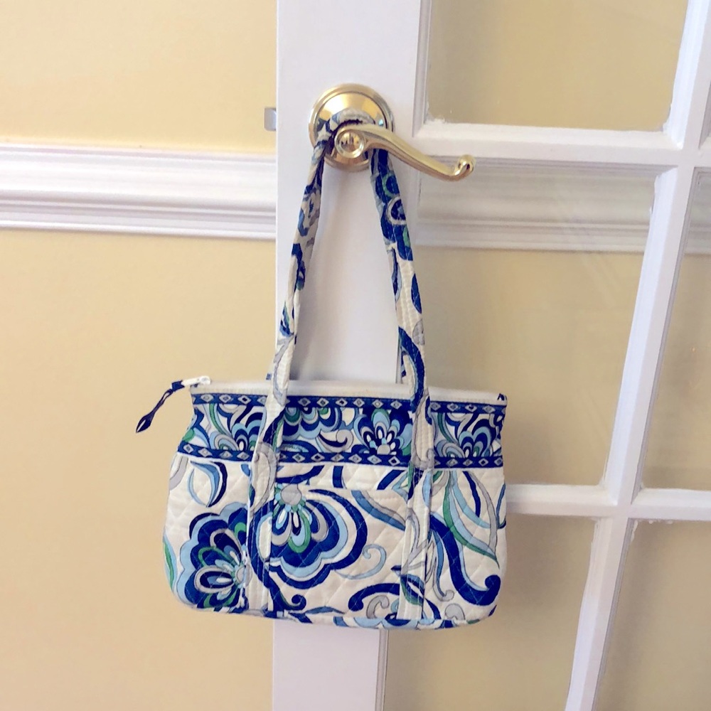 Vera Bradley Mediterranean White Purse - Picture 2 of 16